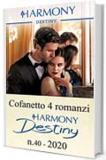 Cofanetto 4 Harmony Destiny n. 40/2020: Notte da un milione di dollari | Nella rete dello scandalo | Rivalit&agrave; e passione | Passato inconfessabile