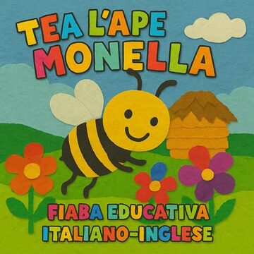 Tea l&rsquo;Ape Monella: fiaba illustrata bilingue (italiano-inglese) per insegnare gentilezza, ascolto, collaborazione e spirito di squadra ai bambini dai 4 ai 6 anni