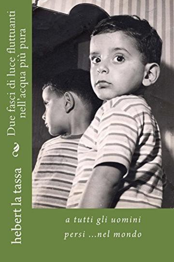 Due fasci di luce fluttuanti nell'acqua pi&ugrave; pura